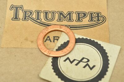 OEM NOS VTG Triumph 650 Tri Cor CD71 Racing Valve Spring Spacer CD255/60
