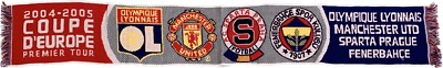 Écharpe Supporter Olympique Lyonnais - Coupe D'Europe 2004-2005 - OL - Unisexe