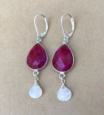 NEW HANDCRAFTED SUNDANCE CHARM GEMSTONE EARRINGS HANDMADE ARTISAN JEWELRY