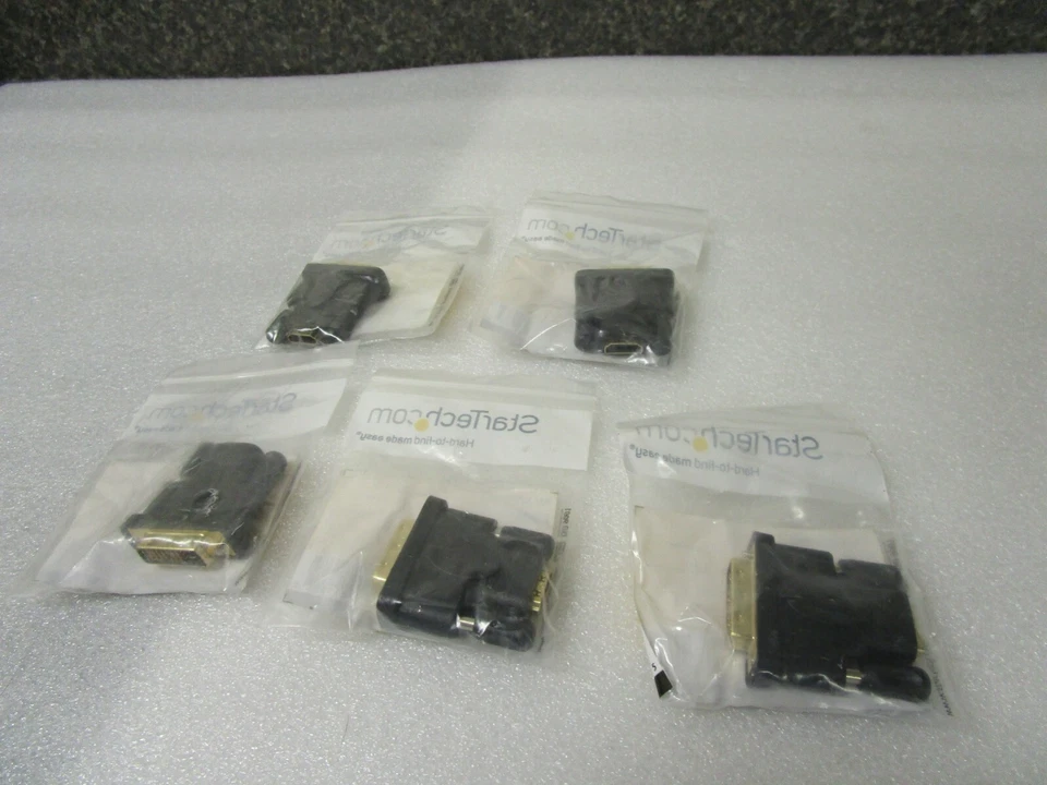 Qty Lot (5) New StarTech HDMI to DVI-D Video Cable Adapter - F/M  - HDMIDVIFM  - Image 3 of 4