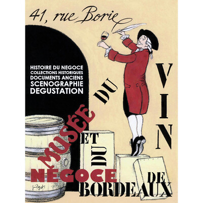 WERBUNG AUSSTELLUNGSORT MUSEUM WEIN VINO MISCHUNGEN BORDEAUX FRANKREICH KUNST PR