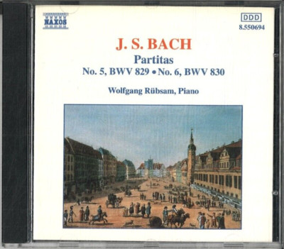 J. S. Bach : Partitas Nos. 5 and 6 ( 1993, CD )