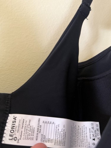 New Leonisa Women's Back Smoothing Bra with Black 34C - Picture 6 of 6