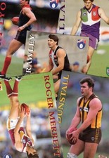 1995 HUNGRY JACKS AFL FOOTY PASSPORT CARDS - PICK FROM MENU LOT, FINISH YOUR SET