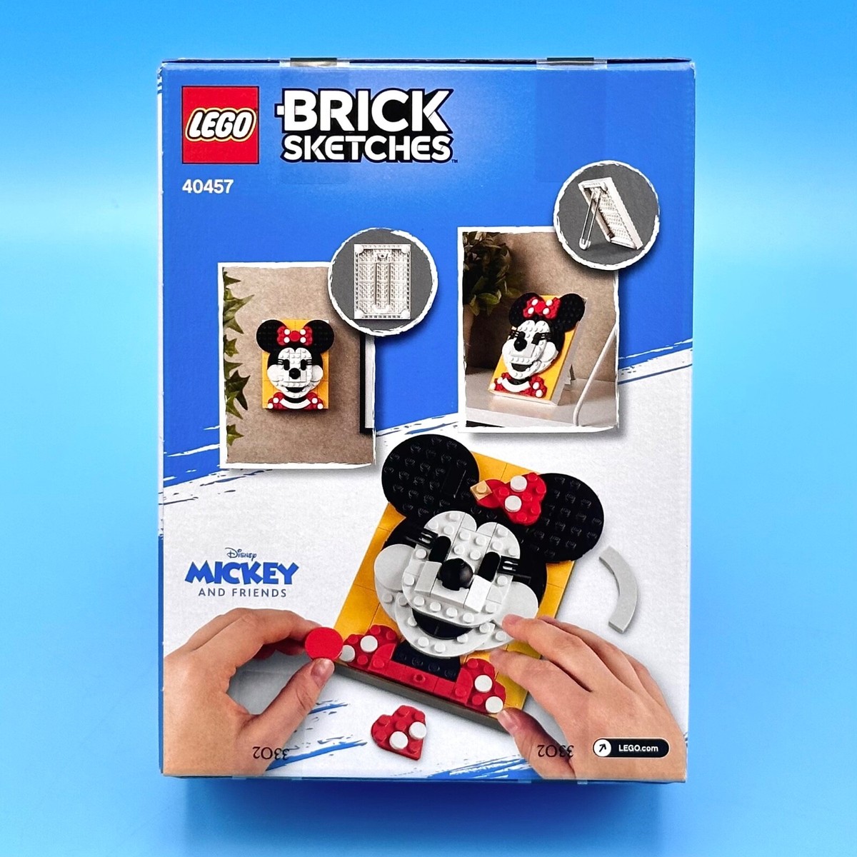 LEGO Brick Sketches Mickey & Minnie Mouse 40456 40457 Disney