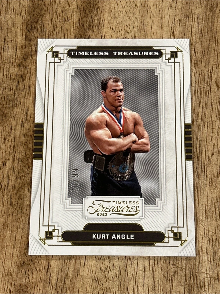 2023 Timeless Treasures WWE No. TT-6 Kurt Angle Numbered 20 of 99 - Image 2 of 4