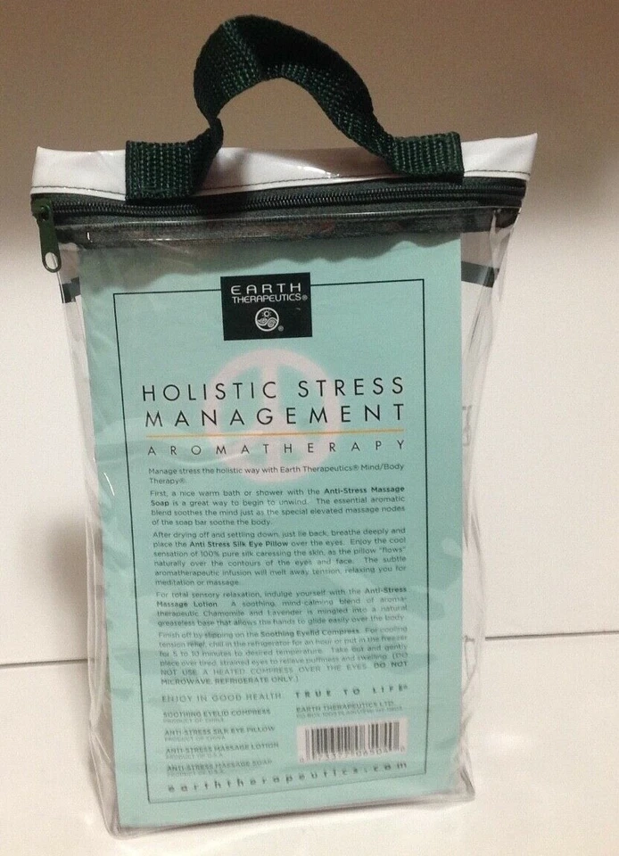 JUEGO DE 3 PIEZAS AROMATERAPIA HOLÍSTICA MANEJO DEL ESTRÉS TERAPÉUTICO DE LA TIERRA/NUEVO Foto 3 de 4