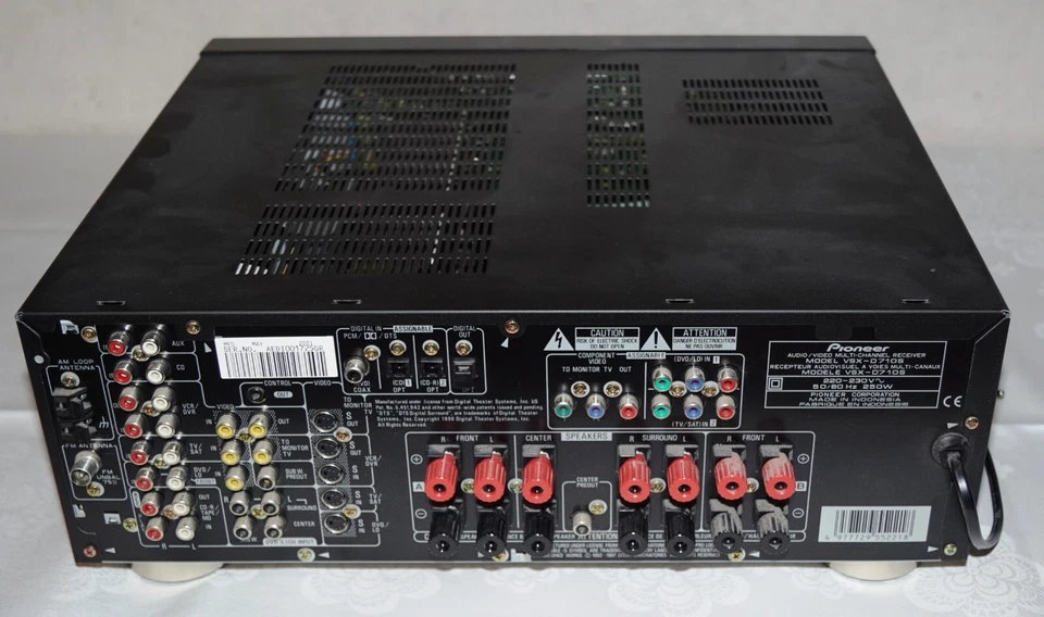 Pioneer VSX-D710S Schwarz Dolby DTS Surround Receiver - Bild 4 von 4