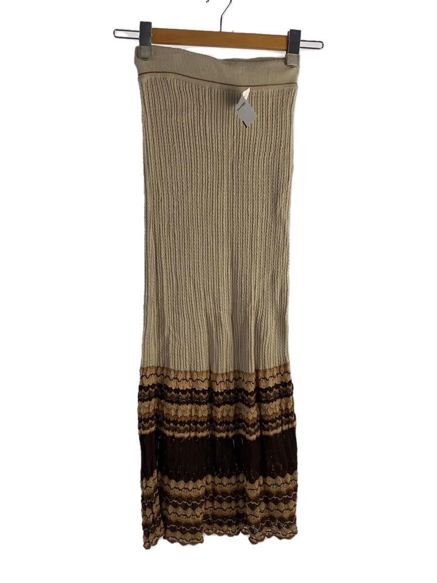 mame kurogouchi long skirt 1 cotton Beige MM22SS-KN045 Used mame kurogouchi long skirt 1 cotton Beige MM22SS-KN045 Used