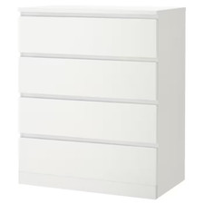 IKEA MALM Chest of Drawers – 2 3 4 6 Drawer Bedroom Storage Unit Modern