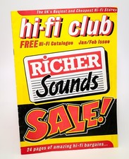 Vintage Catalogue Richer Sounds 1996  Hi-Fi Club Booklet Brochure TECHNICS NAD