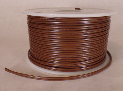 25 ft Brown 18/2 SPT-2 U.L. Listed Parallel 2 Wire Plastic Covered Lamp Cord 610