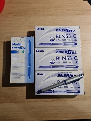 Pentel ENERGEL, BLN55-C 30 Stück & BLN25-C 9 Stück Stärke 0.5mm, KUGELSCHREIBER 