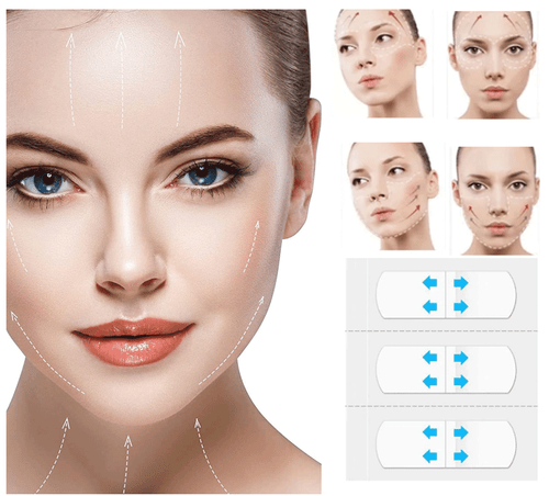 80x Invisible Face Lifter Tape Instant Facelift Tape Doppelkinn Falten dünn - Bild 7 von 12
