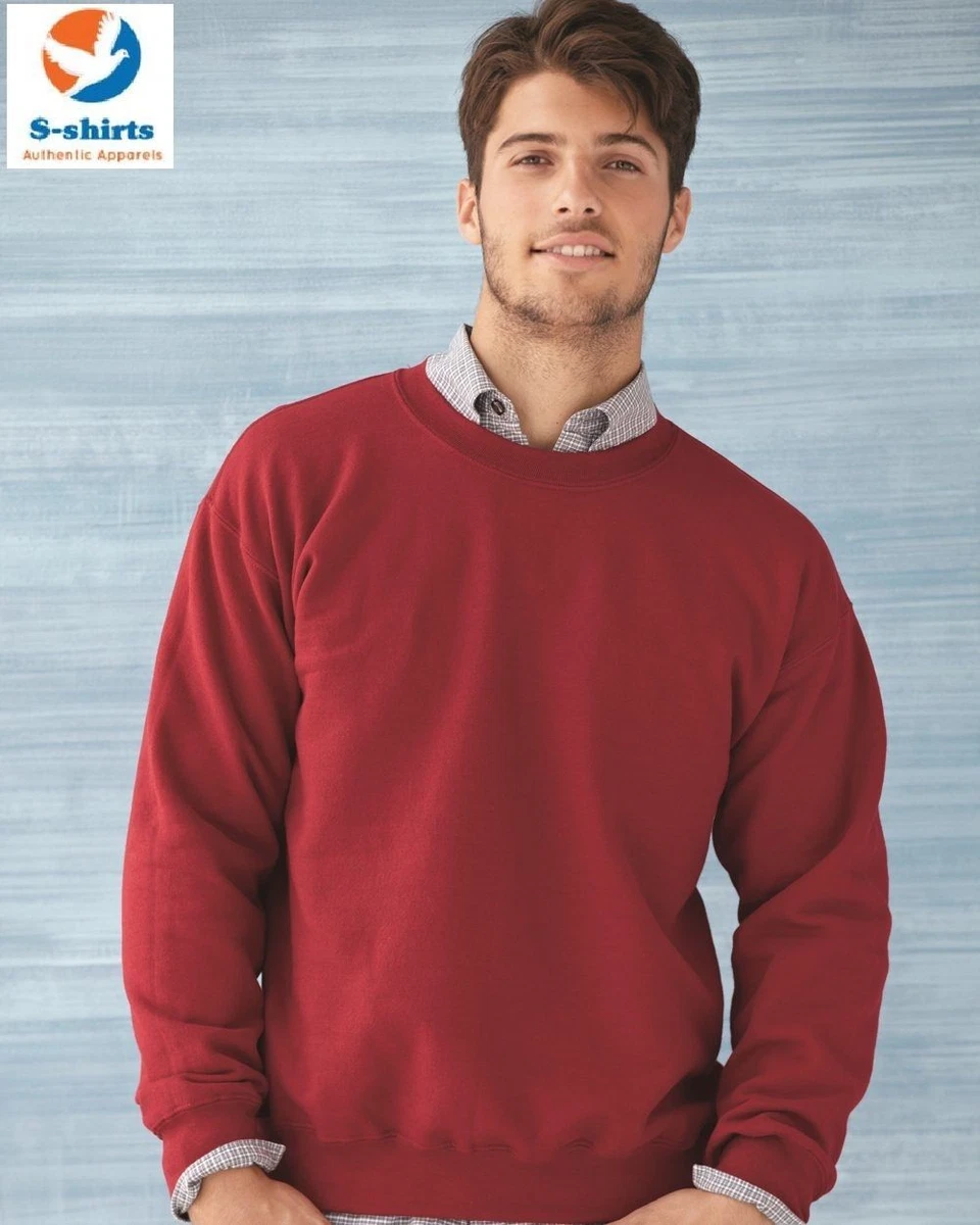 Gildan G120 DryBlend Mens Crewneck Sweatshirt 50 50 Fleece Crew S 3XL 12000 SALE