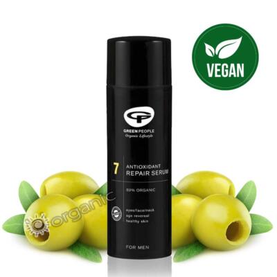 Green People for Men - Nr. 7 Bio Antioxidant Repair Serum 50ml Gesicht & Hals