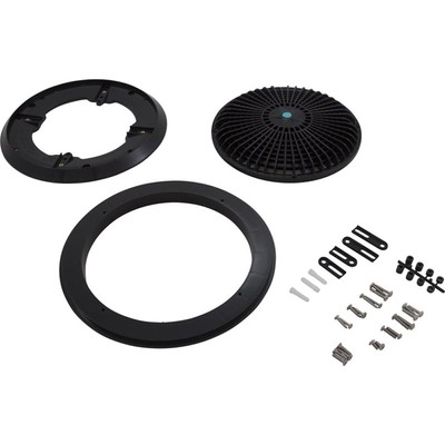 A10RCFR102 AquaStar Main Drain Grate, Retro 10'' Round, Universal, Black