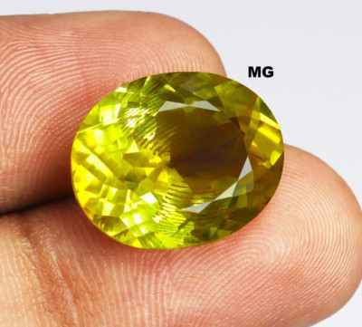21.20 CT Natürlich Gelbe Saphir Zertifiziert Oval Schliff Nicht Erhitzt Lose
