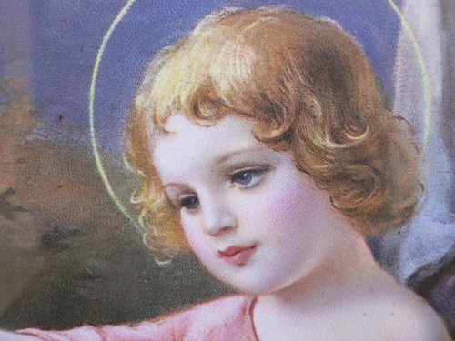 Quadro con cromolitografia di Nostra Signora e Bambino - Italia - Primi '900 - Picture 7 of 17