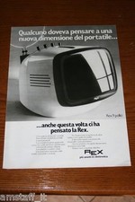 BC17=1972=REX TV TELEVISORE TELEVISIONE=PUBBLICITA'=ADVERTISING=WERBUNG=