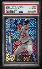 2020 Topps Chrome X-Fractor Tony Gonsolin #114 PSA 10 GEM MT 8d2
