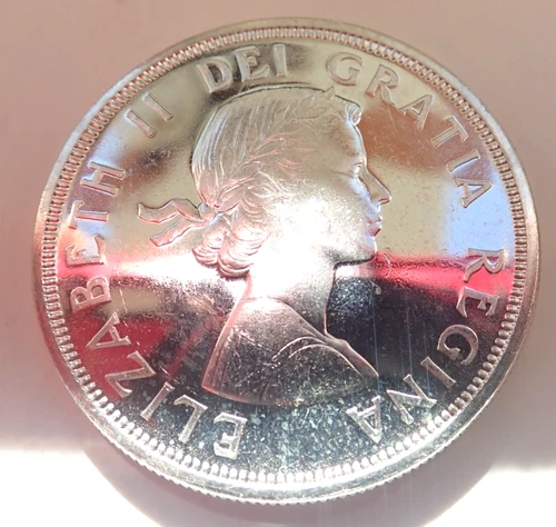 1864-1964 Canada $1 One SILVER DOLLAR Charlottetown Quebec - Proof-Like - UNC