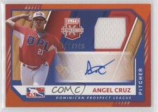 2021 Panini Elite Extra Edition Orange 69/149 Angel Cruz #DPLMS-AC Auto 0ce9