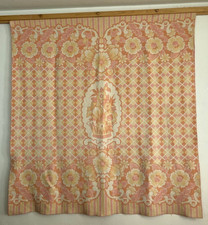 Vintage Esmond Slumberest Reversible Wool Throw Blanket Cream  Salmon