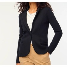 J. Crew Factory Black Schoolboy Sweater Blazer XL 