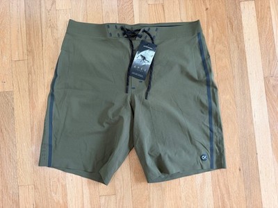NWT Outerknown Apex Boardshorts Size 32 Olive Green Kelly Slater Retail $145