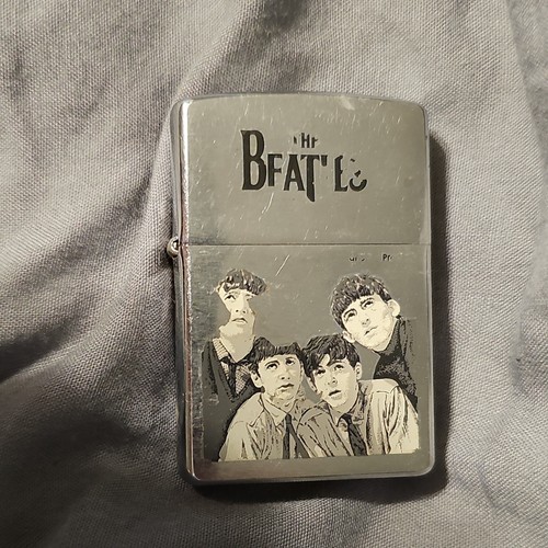 Zippo The Beatles Band Photo Image Lighter, Music Theme Collectible