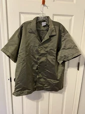LBZ Vintage Button Down Metallic Shirt XL