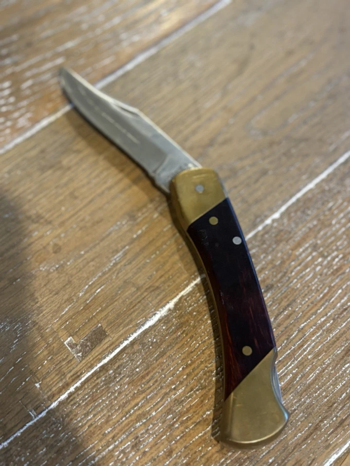 Faca dobrável vintage Schrade LB7 com bainha original | AA53410 | - Imagem 4 de 4