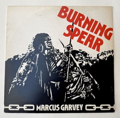 Burning Spear Marcus Garvey Island 1977 UK original LP sleeve VG vinyl is VG+