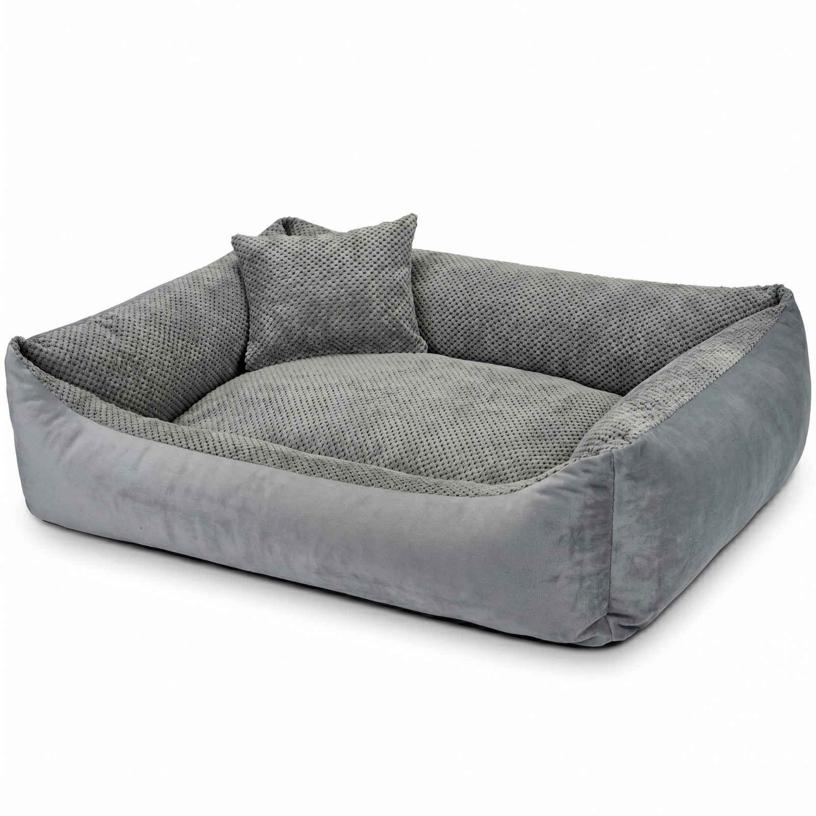 4L Textil TEO Hundebett waschbar Hundekorb mittelgroße Hunde Hundekörbchen