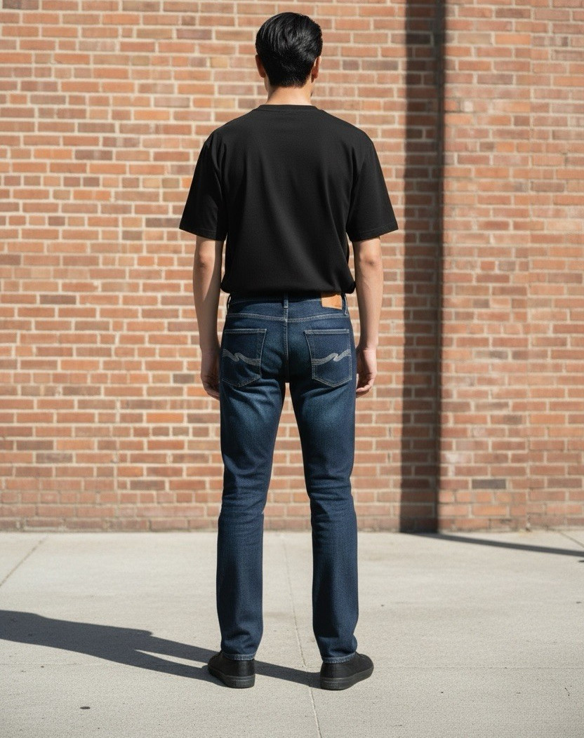 &rsquo;s W 29 Tape Ted Organic Dry Jeans Dk Blue Euc