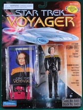 1995 Playmates B'Elanna Torres Star Trek Voyager Actionfigur 6485 Neu auf Karte