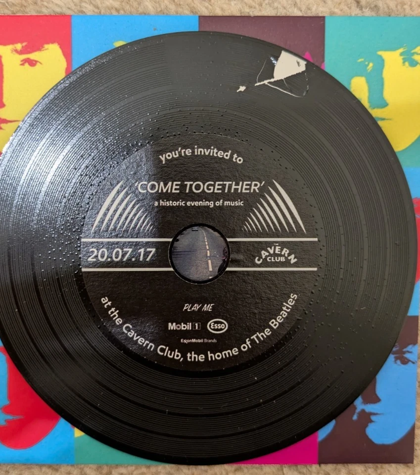 Exxonmobil Beatles CD for Cavern Night 20th 2017 10 tracks - Image 2 of 4