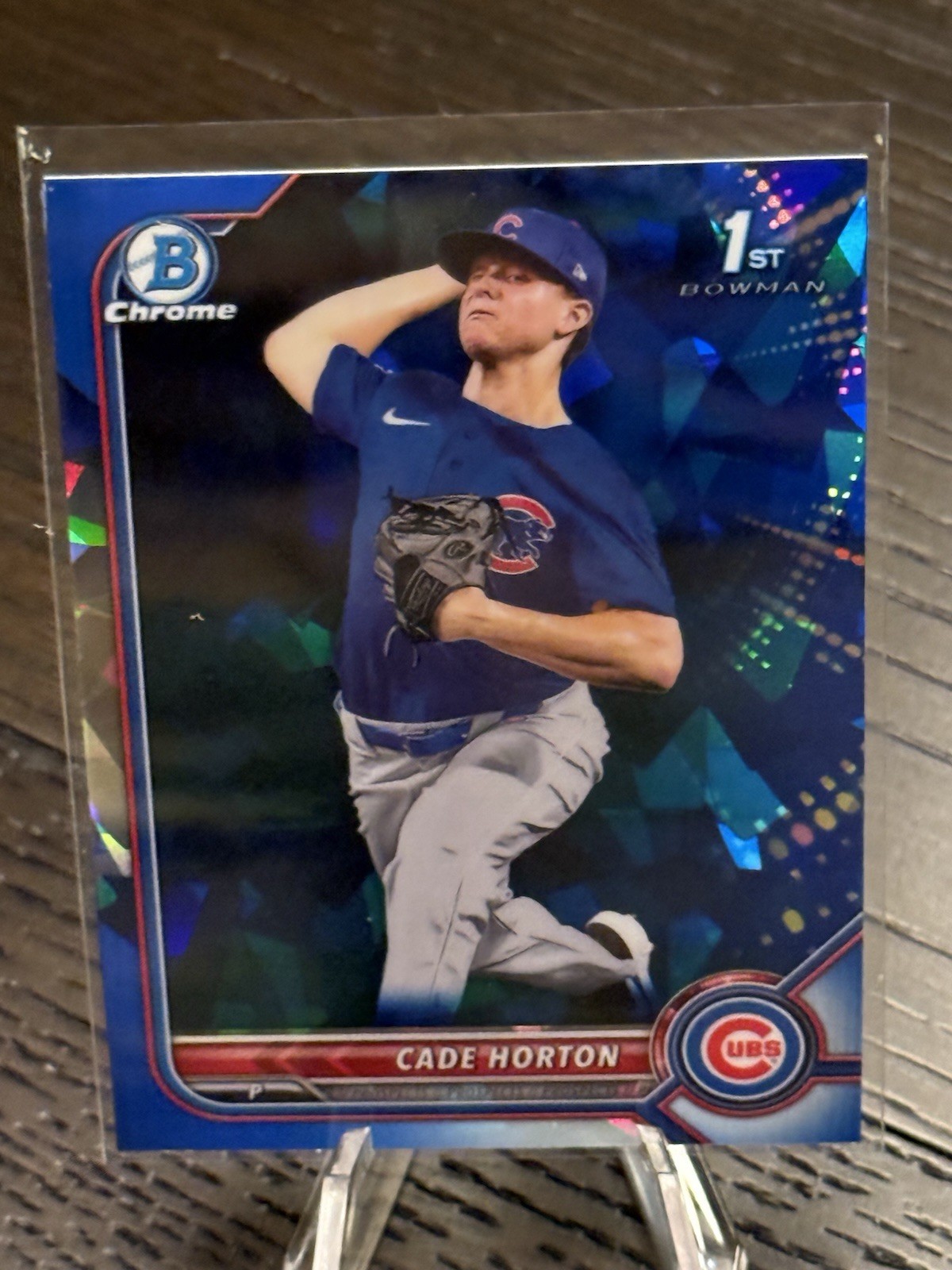 Cade Horton 2022 Bowman Chrome Draft Sapphire (1st Bowman) #BDC-193 Chicago Cubs