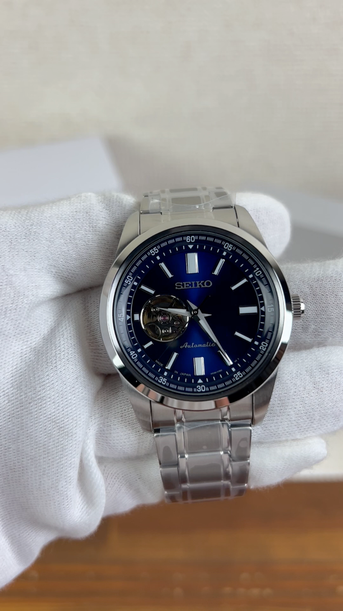 Seiko Selection SCVE051 Open heart model Watch New Box & Papers +