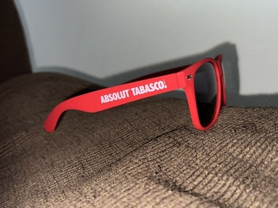 Absolute Vodka Tabasco Logo ed Sunglasses New 2 Pairs 
