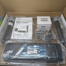 NEW BLX288 / Beta58A w/2 BETA58 Wireless Vocal System Microphones Express USA