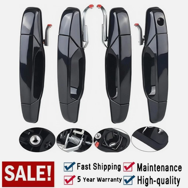 4PCS Front Rear LH&RH Door Handle Chrome For Chevy GMC Tahoe Yukon Sierra Denali 4PCS Front Rear LH&RH Door Handle Chrome For Chevy GMC Tahoe Yukon Sierra Denali