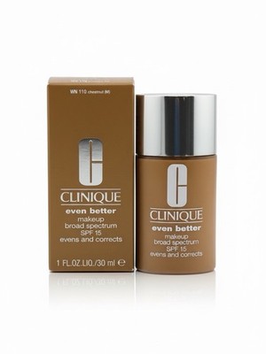 Clinique Even Better Makeup SPF 15 WN 110 Chestnut 1 oz Foundation NIB