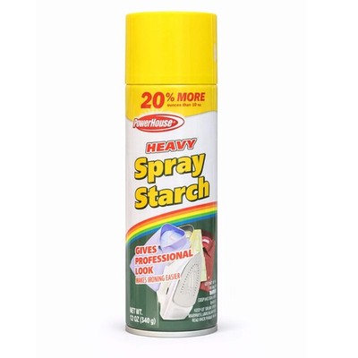 12 oz Heavy Spray Starch   Crisp Finish & Easy Ironing