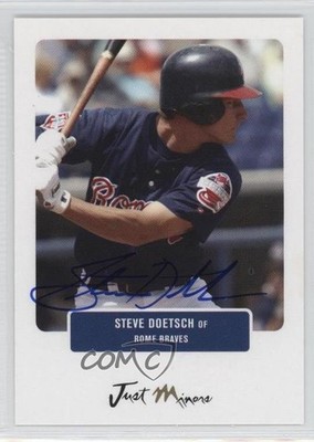 2004 Just Minors Just Prospects Auto Steve Doetsch #25 Auto n8a