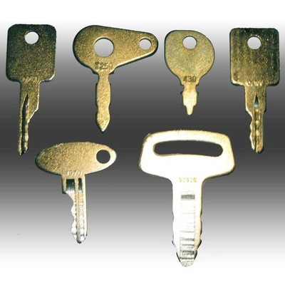 Ignition Key Set (8 Keys) Fits Vermeer Heavy Equipment / Construction