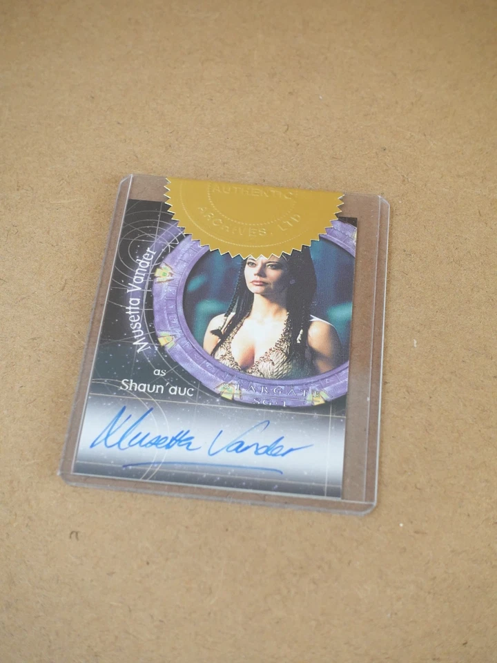 Stargate SG-1 Season 6 A33 ' Musetta Vander ' Shaun'auc AUTHENTICATED SIGNED - Image 2 of 4