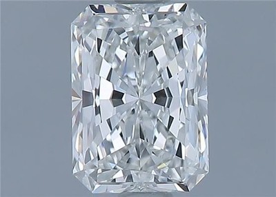Radiant Cut 1 CT Cert. AGI Natural Mined Diamond Loose F color VS1 clarity
