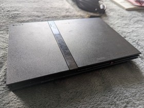 Sony PlayStation 2 Slim SCPH-75001 Black Console HDMI DVD + Adapters